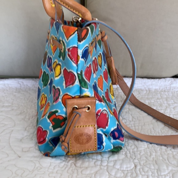 Dooney & Bourke Hearts Handbag with Shoulder Strap - Picture 3 of 7